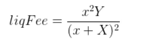 THORChain Liquidity Fee formula